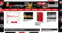 Desktop Screenshot of capodannosorrento.com
